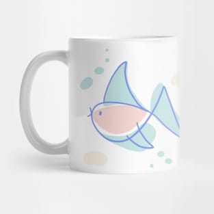 Abstract fish Mug